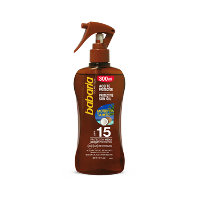 Babaria Tanning Oil Coconut SPF15 (*300ml)