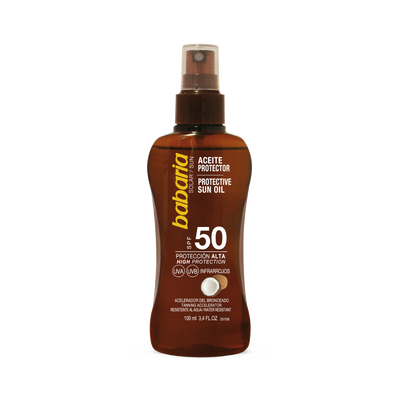 Babaria Protective Tanning Sun Oil Coconut SPF50 *100ml