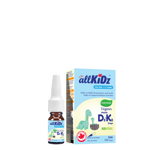 allKidz Vegan Vitamin D3 & K2 Drops *5ml