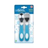Dr Brown's  Soft Grip Spoon & Fork Set