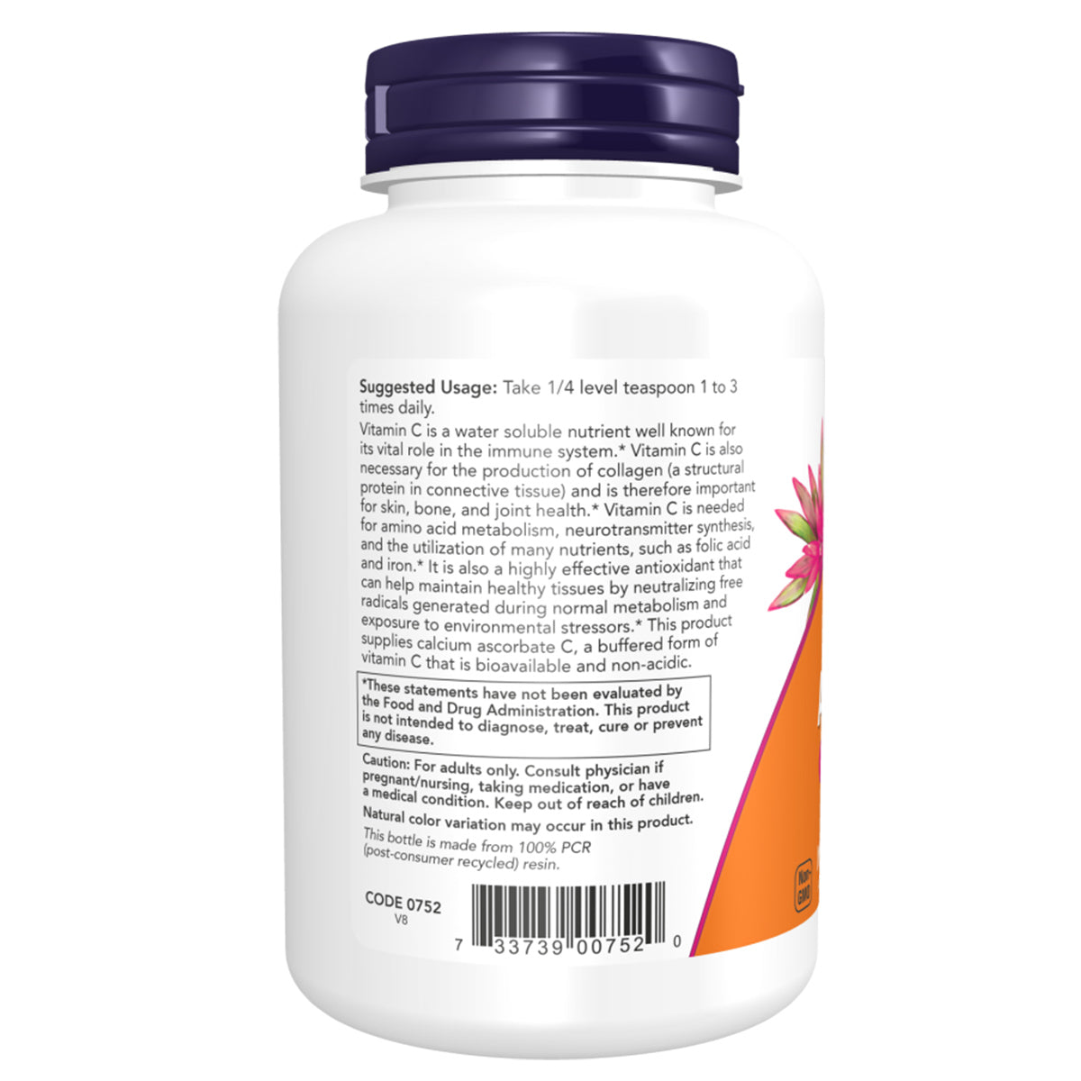 CALCIUM ASCORBATE 8 OZ-NOW