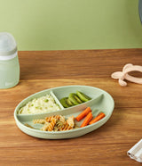 Assiette compartimentée