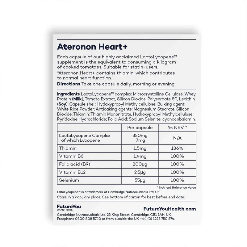 ATERONON HEART+ x 28 CPS-Cambridge Nutraceuticals
