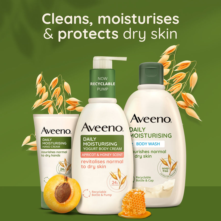 AVEENO® DAILY MOISTURISING YOGURT BODY CREAM APRICOT & HONEY SCENT 300 ML
