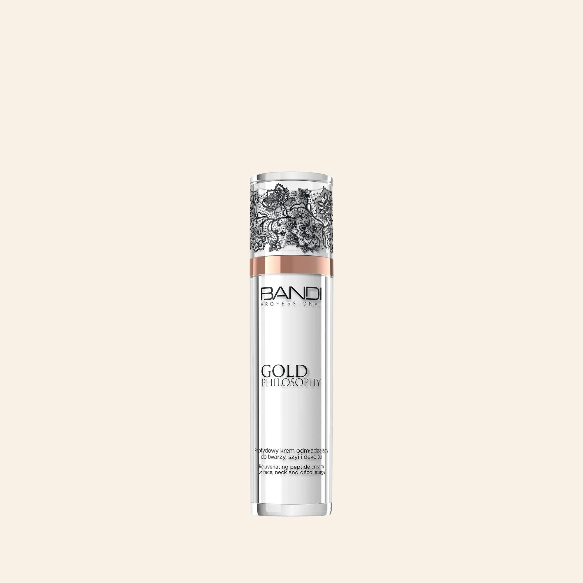 Bandi Gold Phylosophy Peptide Rejuvenating Cream for Face, Neck and Décolleté