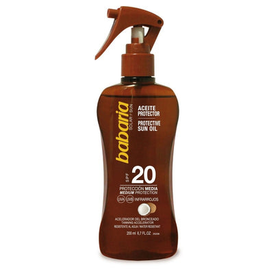 Babaria Protective Sun Oil SPF20 (Coconut) *200ml