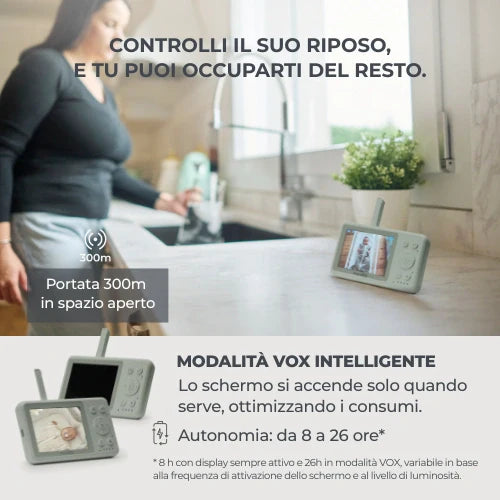 Video baby monitor Videovoice 3.2" - 3035