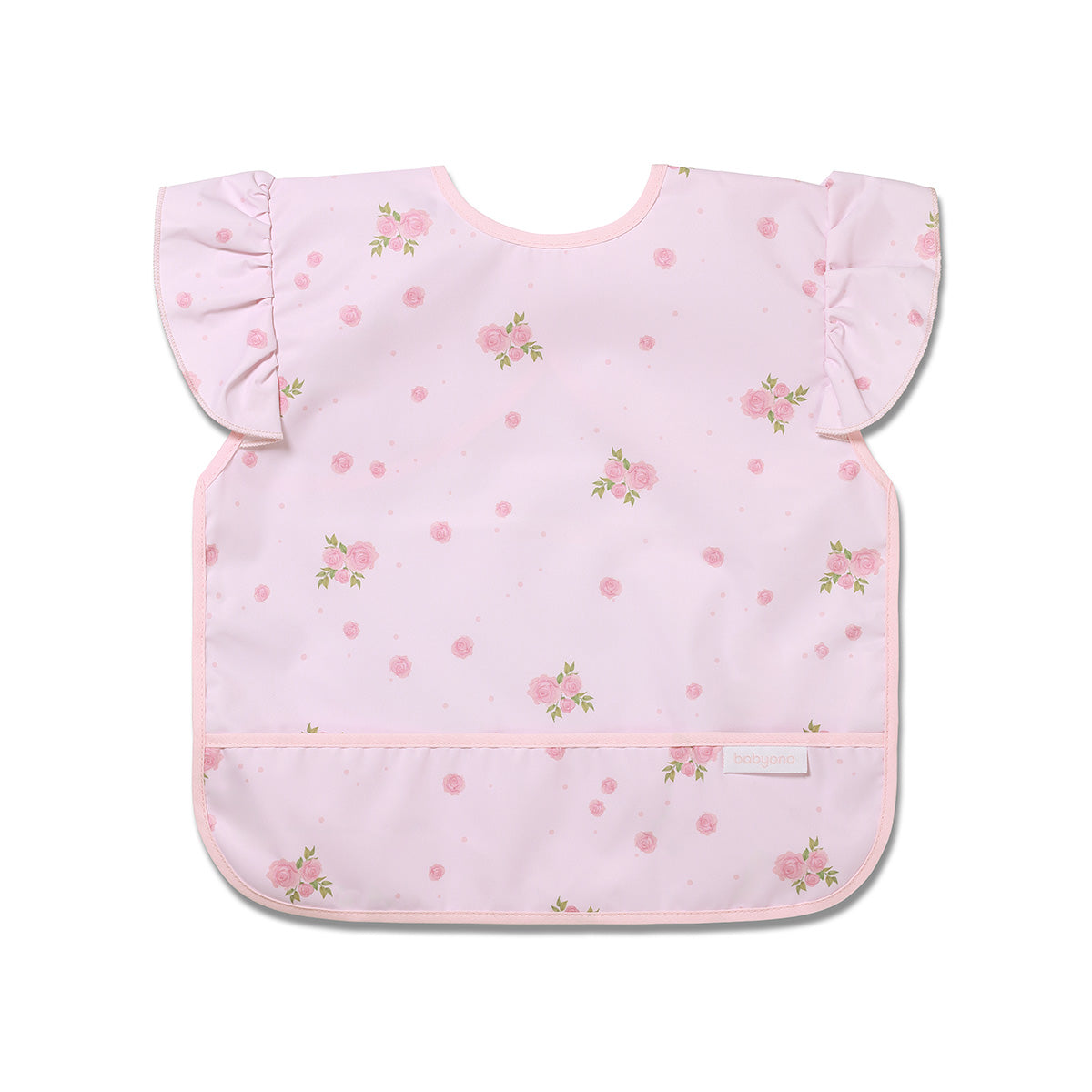 Babyono baby apron pink 1641/05