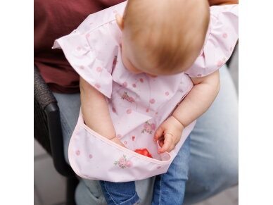 Babyono baby apron pink 1641/05