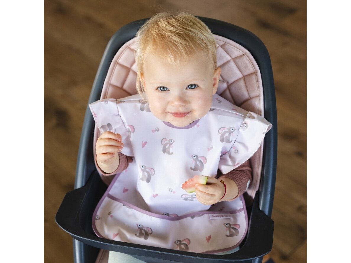 Babyono apron bunny pink 1641/03