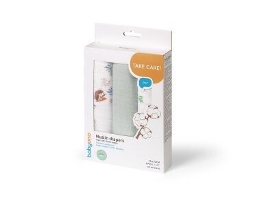 BabyOno muslin diapers mint 348/16