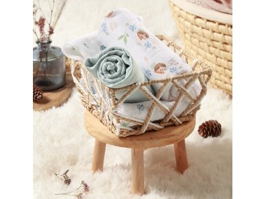 BabyOno muslin diapers mint 348/16