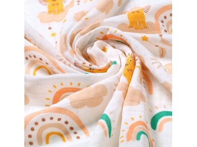 BabyOno muslin diapers, rudas, 348/08