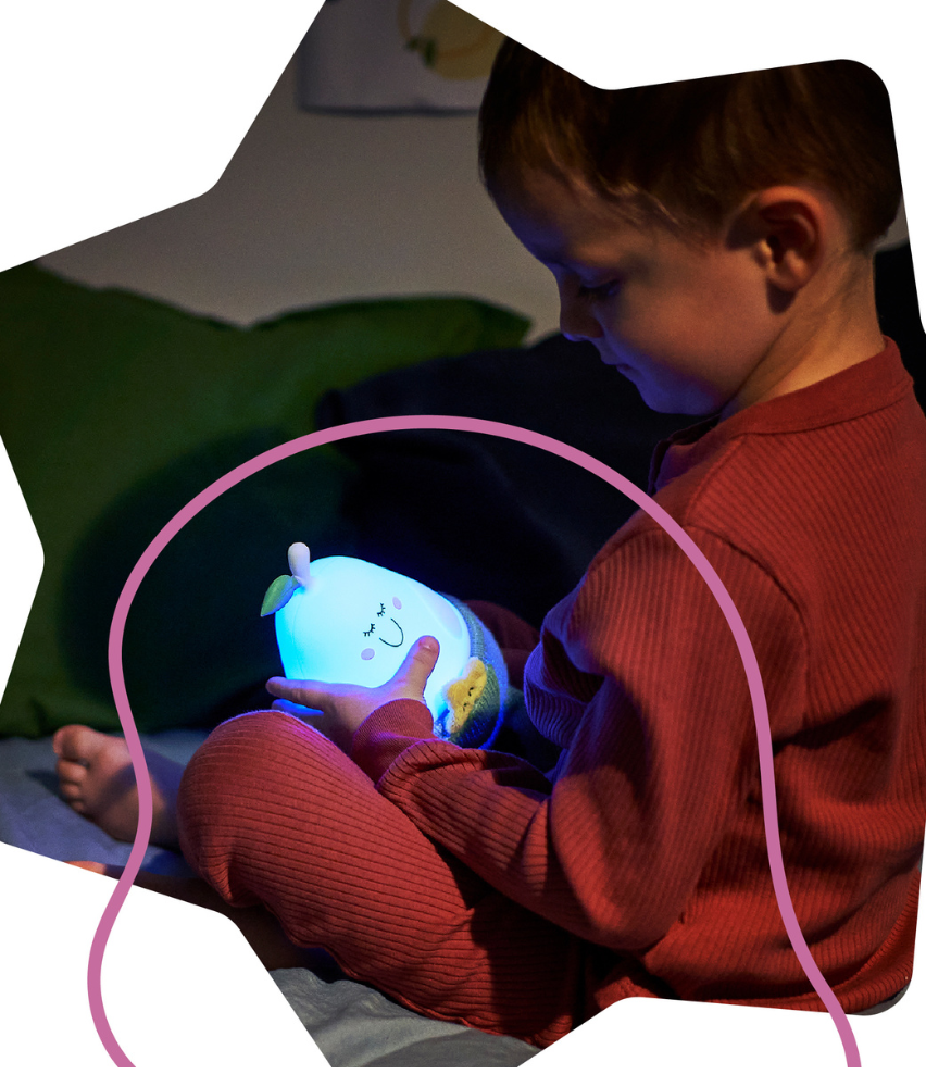 Badabulle Pear-Shaped Silicone Night Light