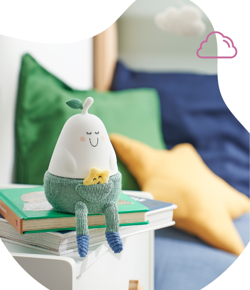 Badabulle Pear-Shaped Silicone Night Light