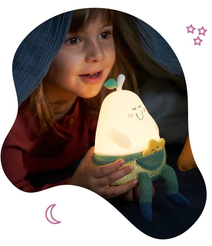 Badabulle Pear-Shaped Silicone Night Light
