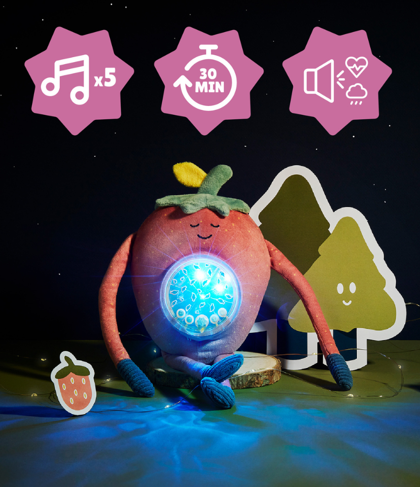 Badabulle Strawberry-Shaped Night Light