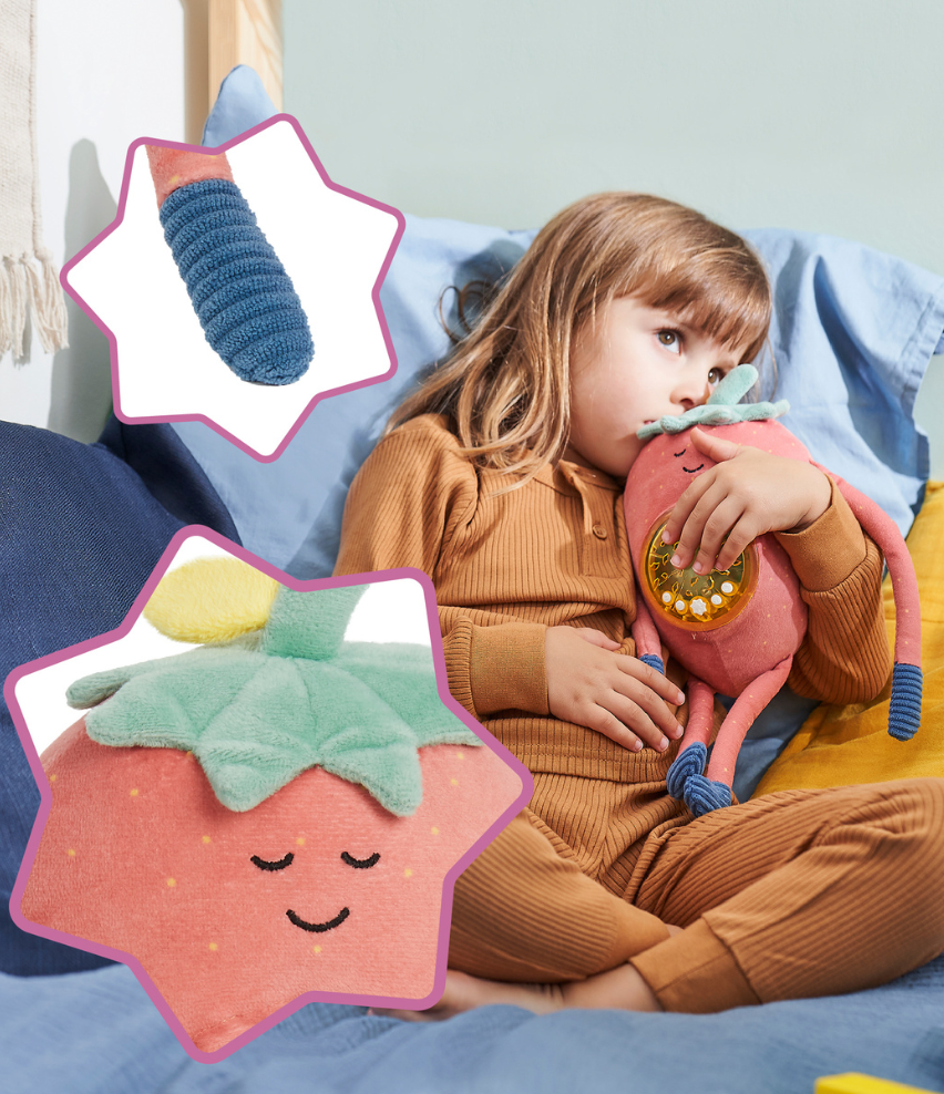 Badabulle Strawberry-Shaped Night Light
