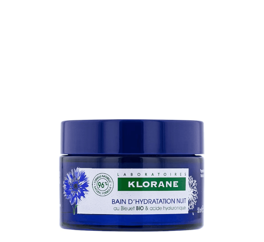 Bain d'Hydratation Nuit au Bleuet BIO &amp; Ac. Hyaluronique 100% Organike