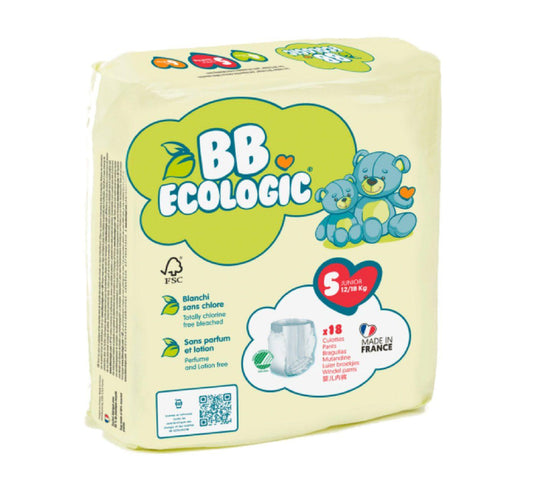 BB ECOLOGIC JUNIOR PANTS T5 12/18 KG * 18 PCS - Halsa