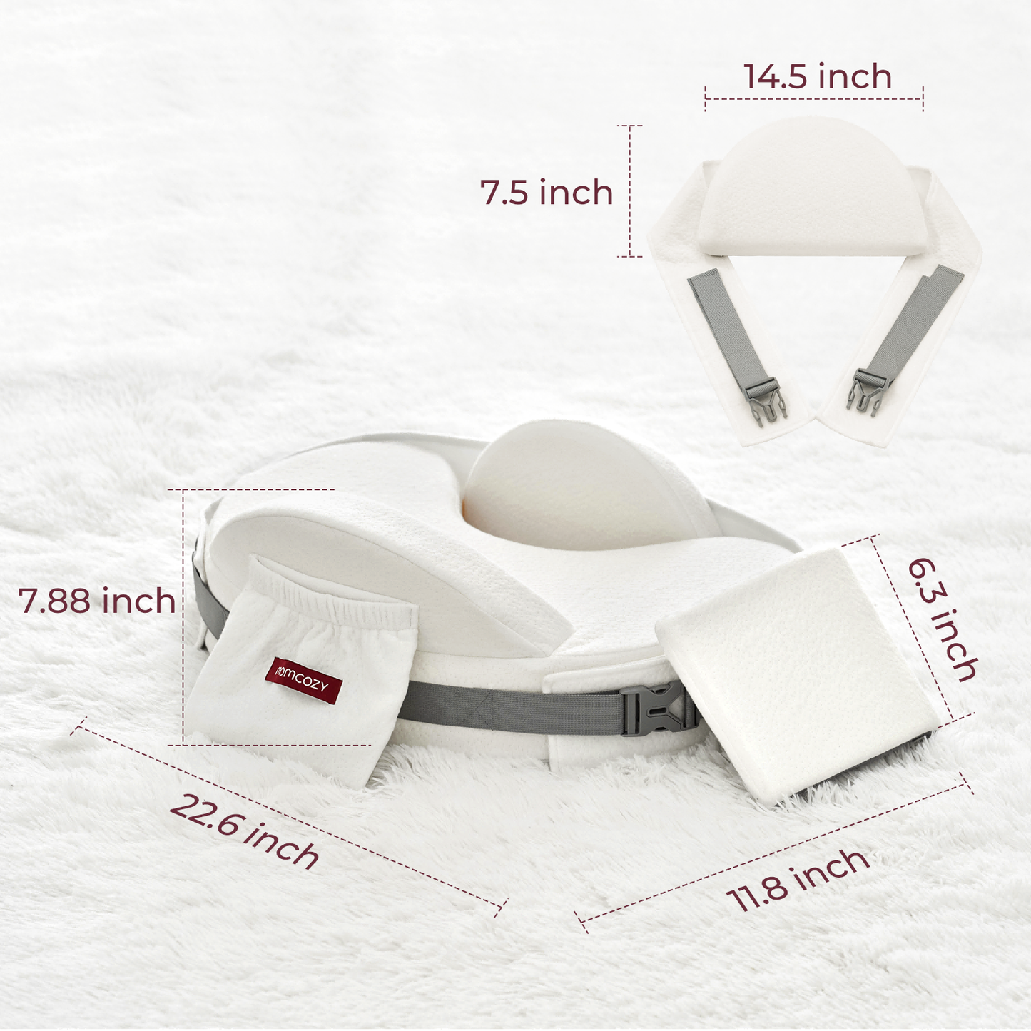 Momcozy Memory Foam Nursing Pillow