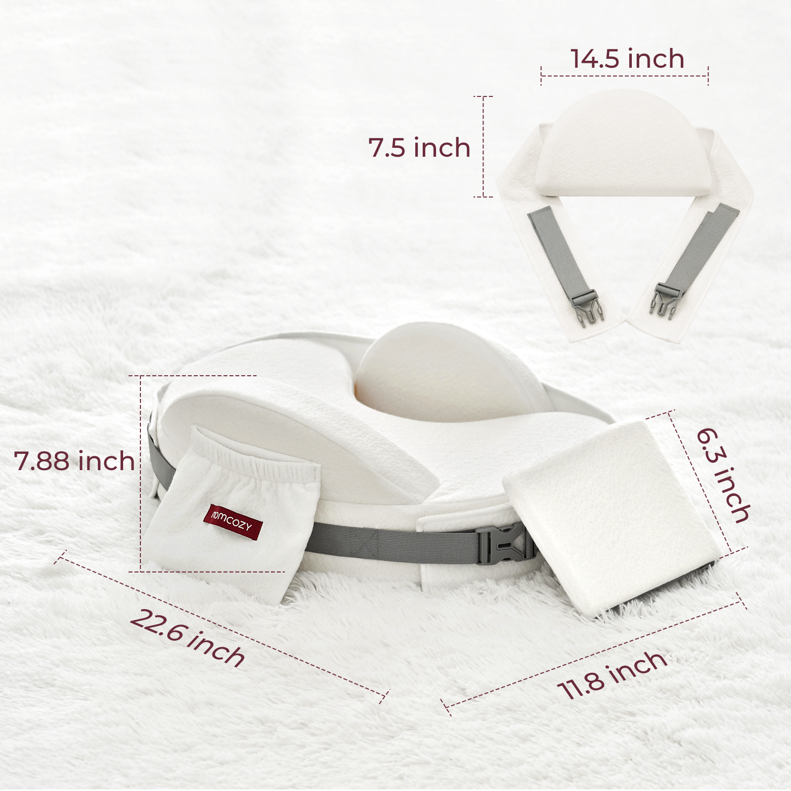 Momcozy Memory Foam Nursing Pillow