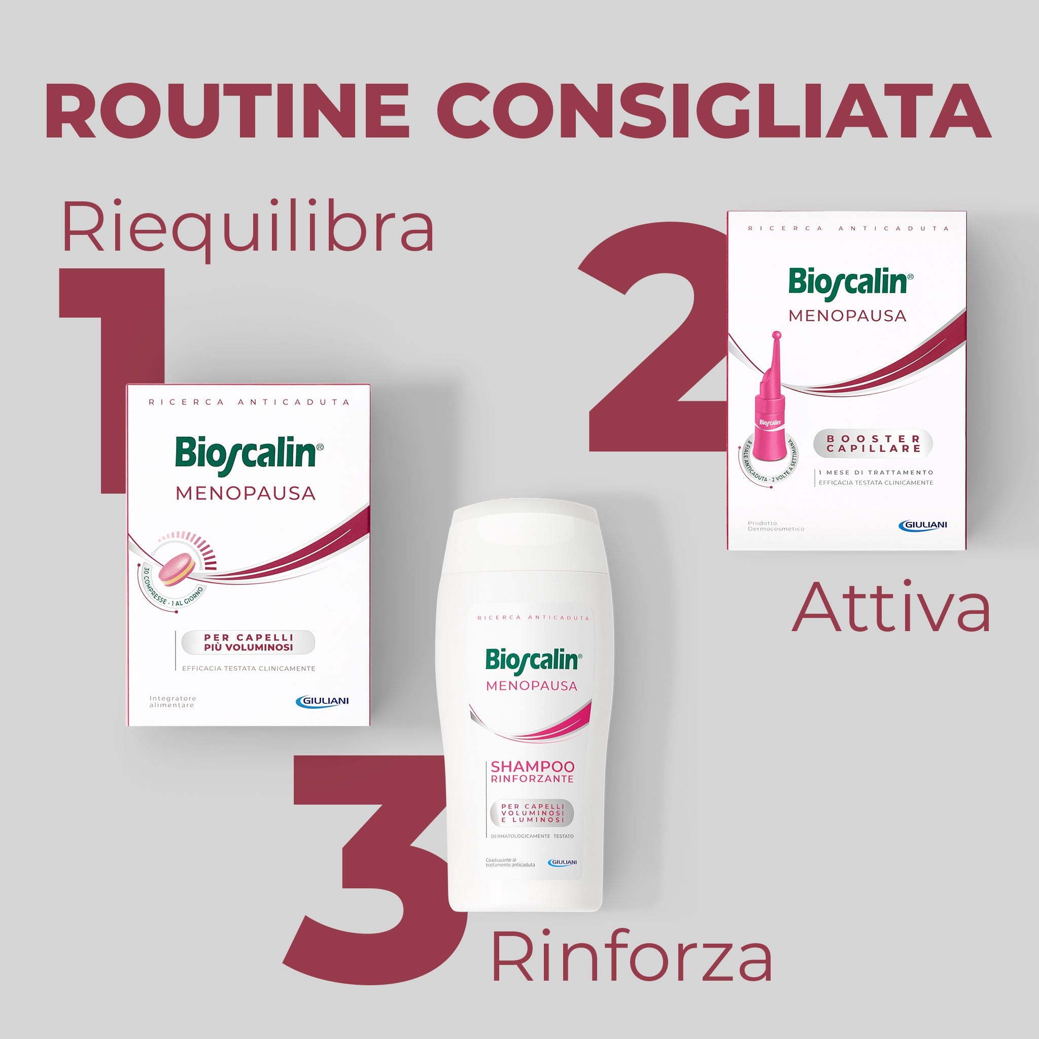 Shampoo rinforzante Menopausa