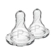 Dr. Brown's Natural Flow Narrow Baby Bottle Silicone Nipple, 2-Pack