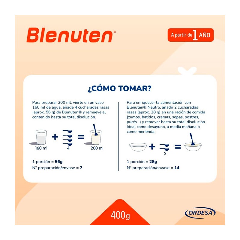 BLENUTEN NEUTRO 400 G
