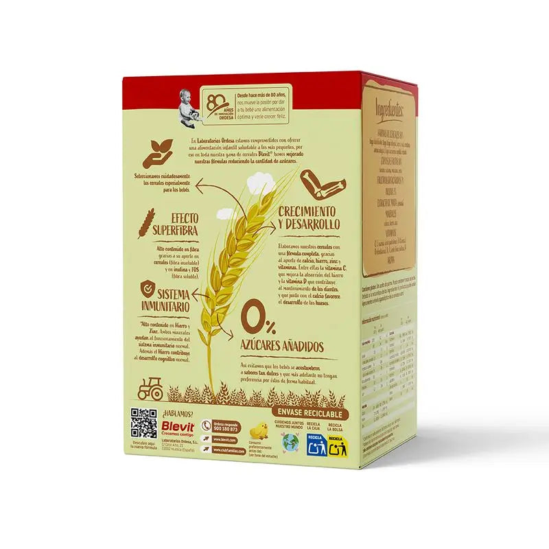 Blevit Baby Food Superfibre 8 Cereals & Fruit 500gr