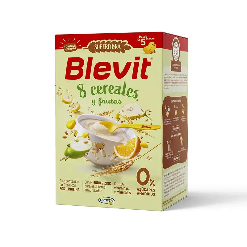 Blevit Baby Food Superfibre 8 Cereals & Fruit 500gr