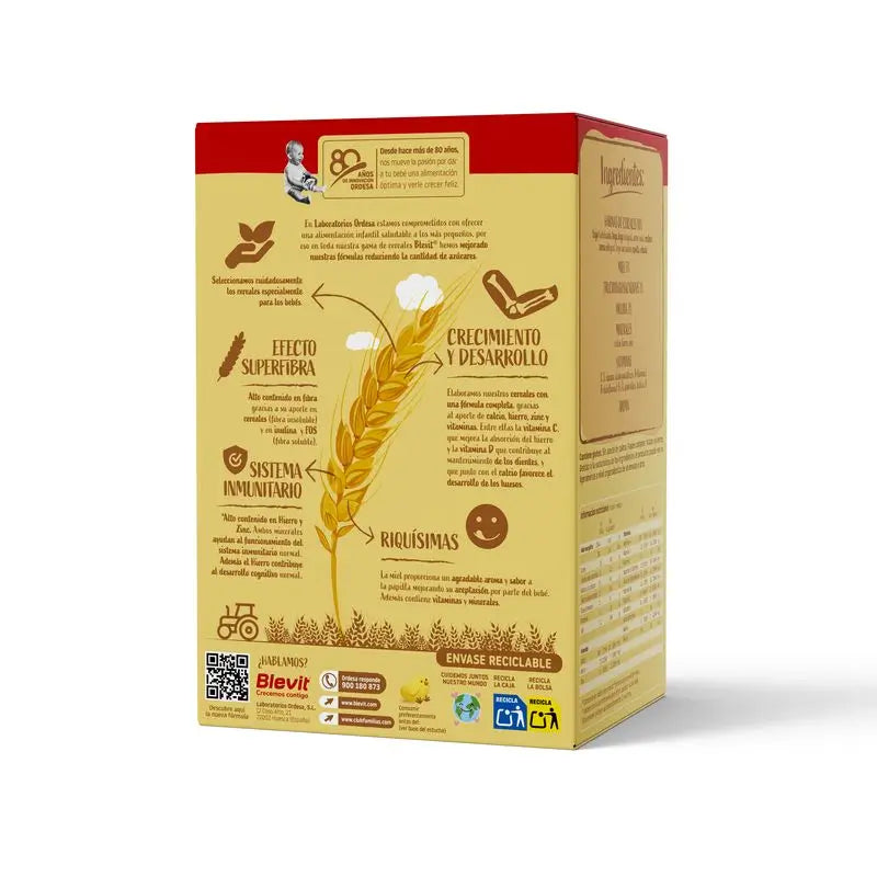 Blevit Baby Food Superfibre 8 Cereals & Honey 500gr