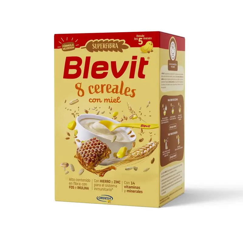 Blevit Baby Food Superfibre 8 Cereals & Honey 500gr