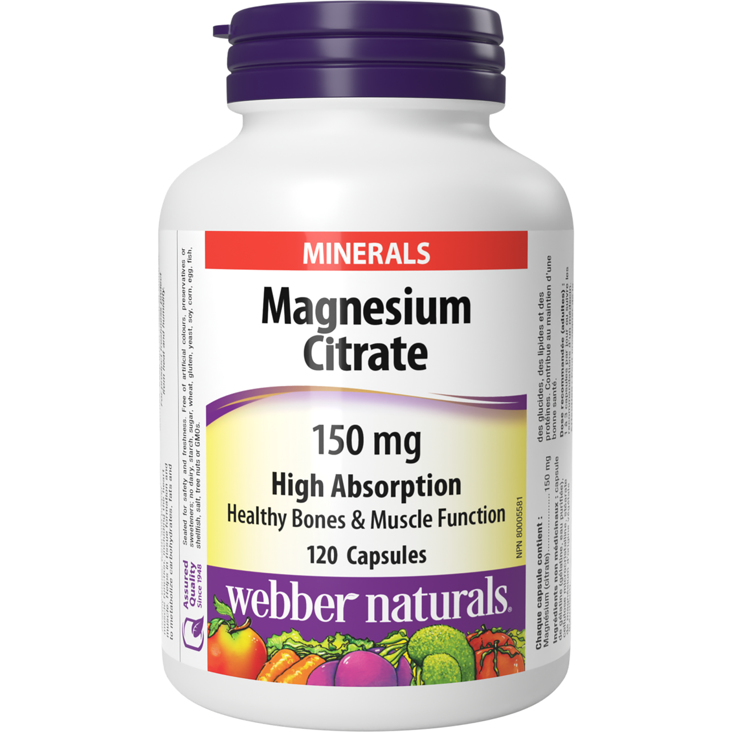 Magnesium Citrate 150 mg Capsules