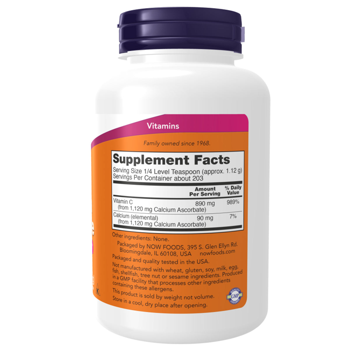 CALCIUM ASCORBATE 8 OZ-NOW