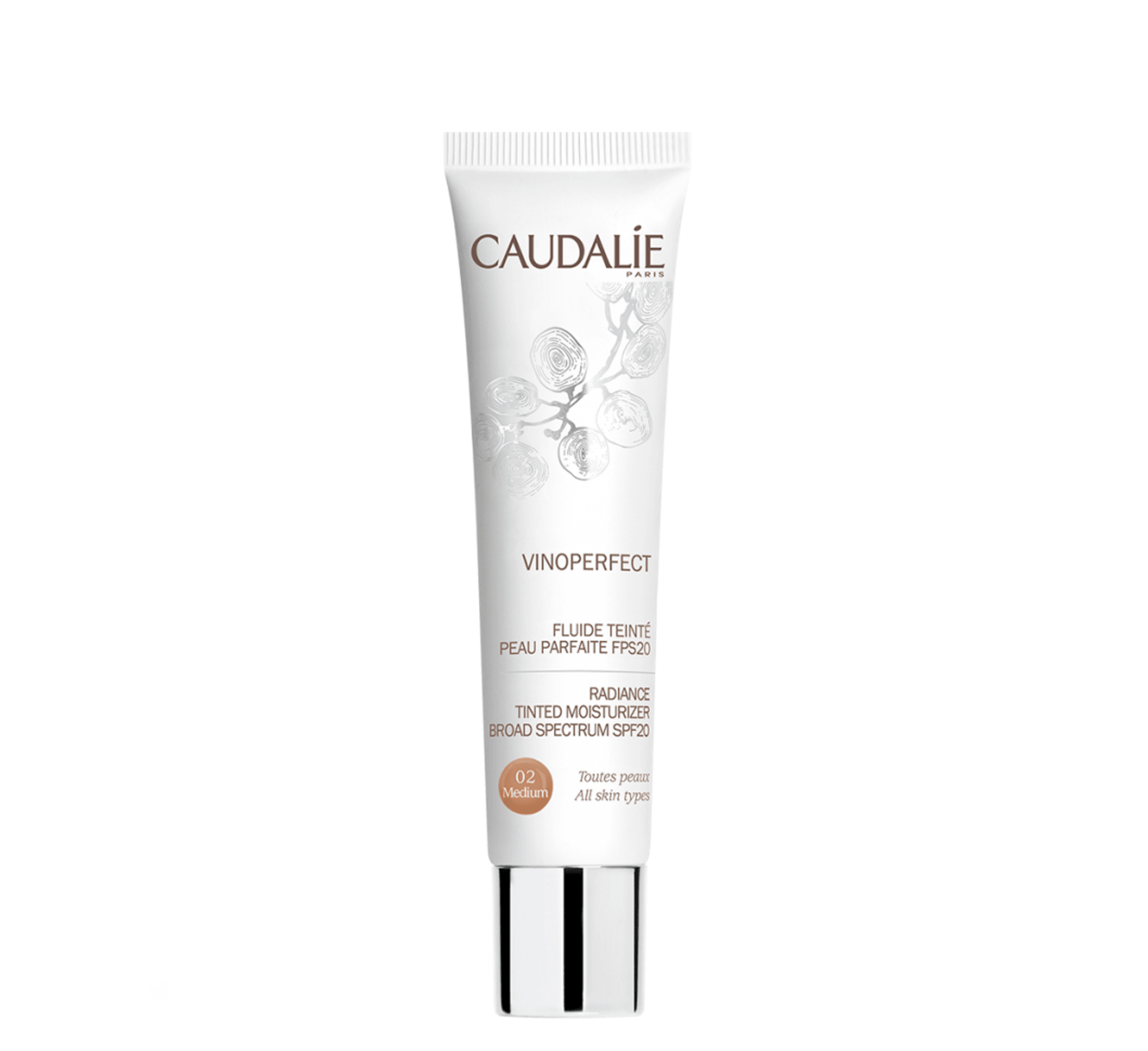 Caudalie Radiance Tinted Moisturizer SPF20 - Halsa