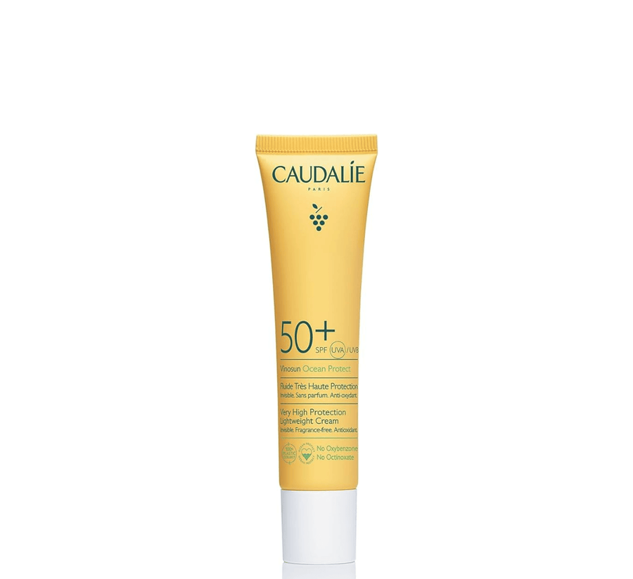 Caudalie Vinosun крем со висока заштита и лесен крем со SPF 50+ (*40 мл)