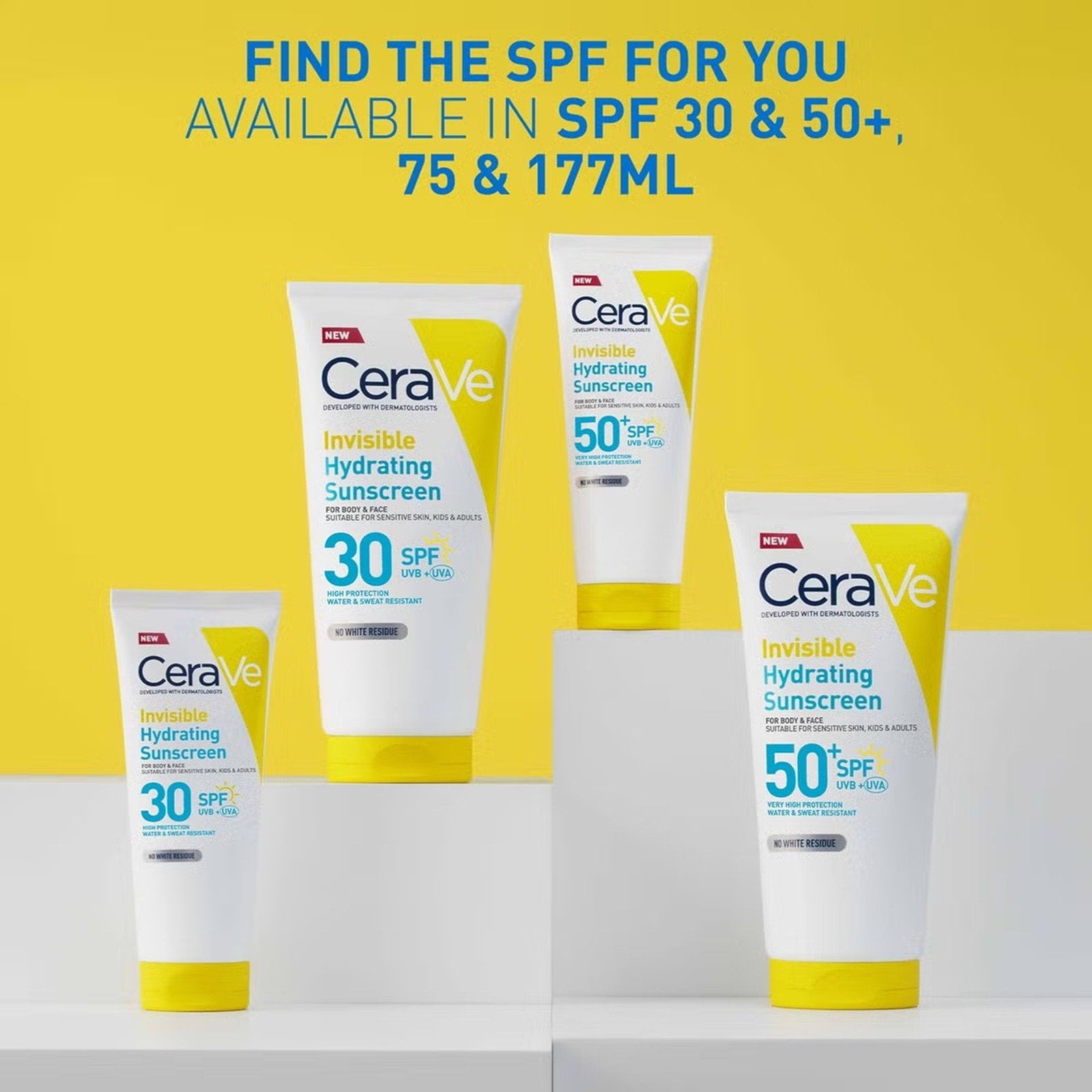 CeraVe Invisible Hydrating Sunscreen SPF50+ 177ml