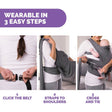 CHICCO Boppy Comfyfit Baby Carrier Grey