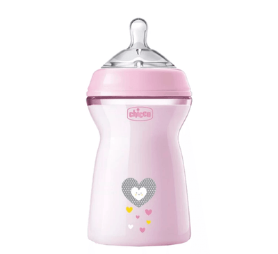 Chicco Shishe Plastike Natural Feeling 6m+ (*330ml)