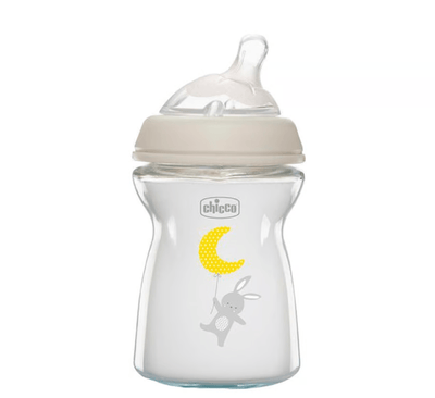 Chicco Shishe Qelqi Ndjenja Natyrore 0m+ (*250ml)