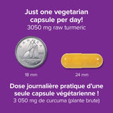 Turmeric Curcumin 3,050 mg Vegetarian Capsules