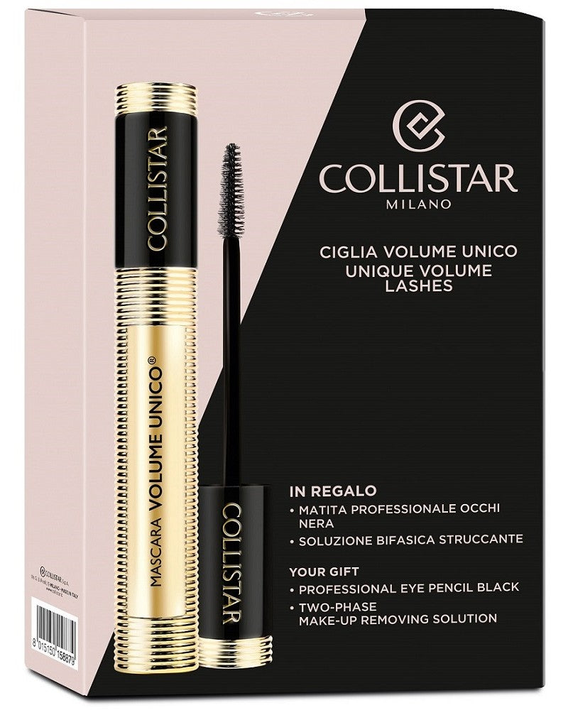 SET MASCARA VOLUME UNICO+EYE PENCIL+M-UP REMOVER