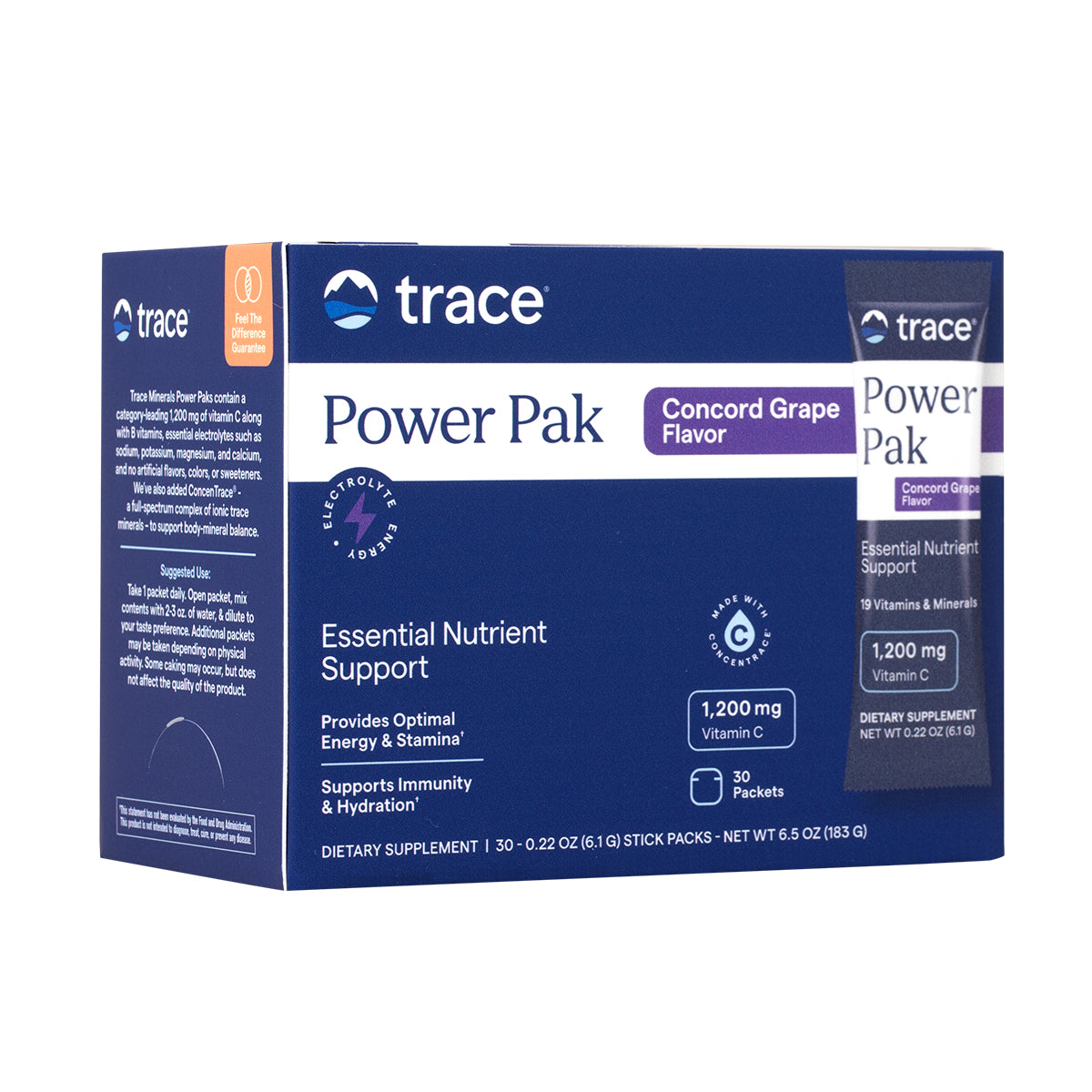 ELECTROLYTE STAMINA POWER PAK CONCORD GRAPE x 30 BOX