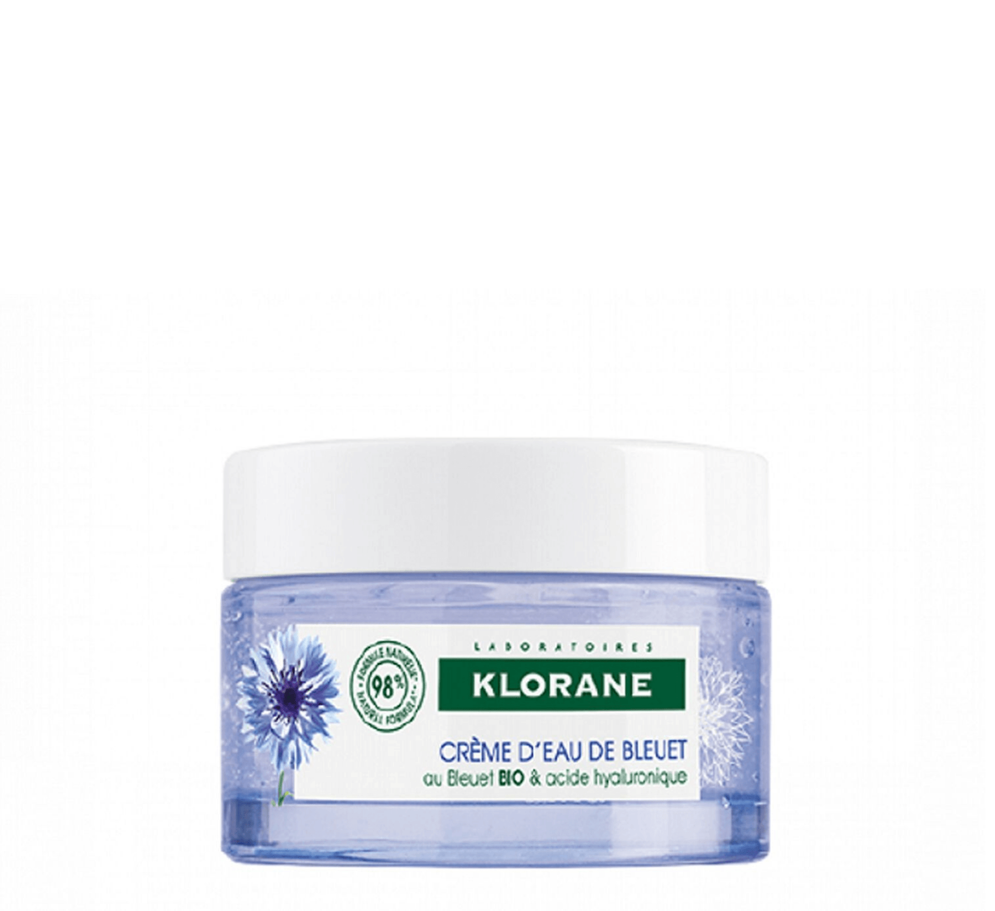 Crème d'Eau de Bleuet BIO & Ac. Hyaluronique 100% Organic - Halsa