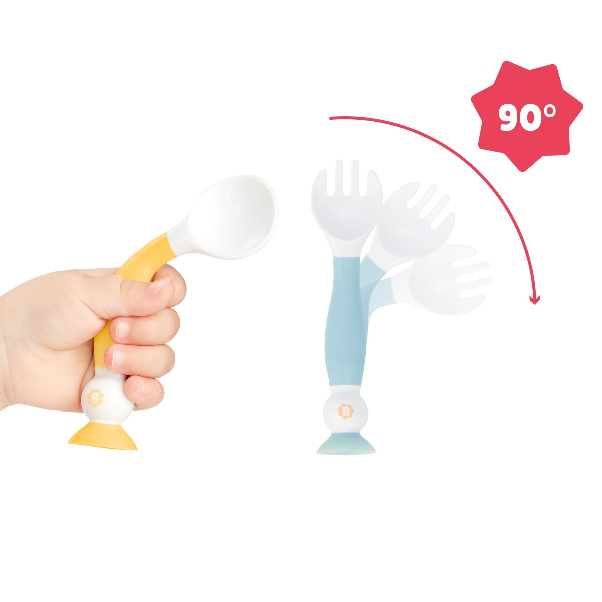 Couverts d'apprentissage flexibles - Dès 6 mois