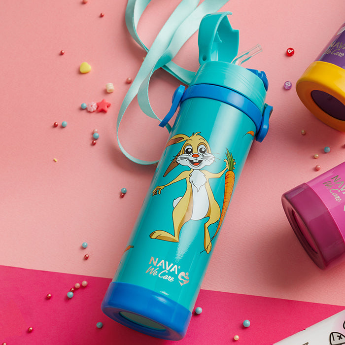 Stainless steel insulated water bottle "We Care", Rabbit 500ml