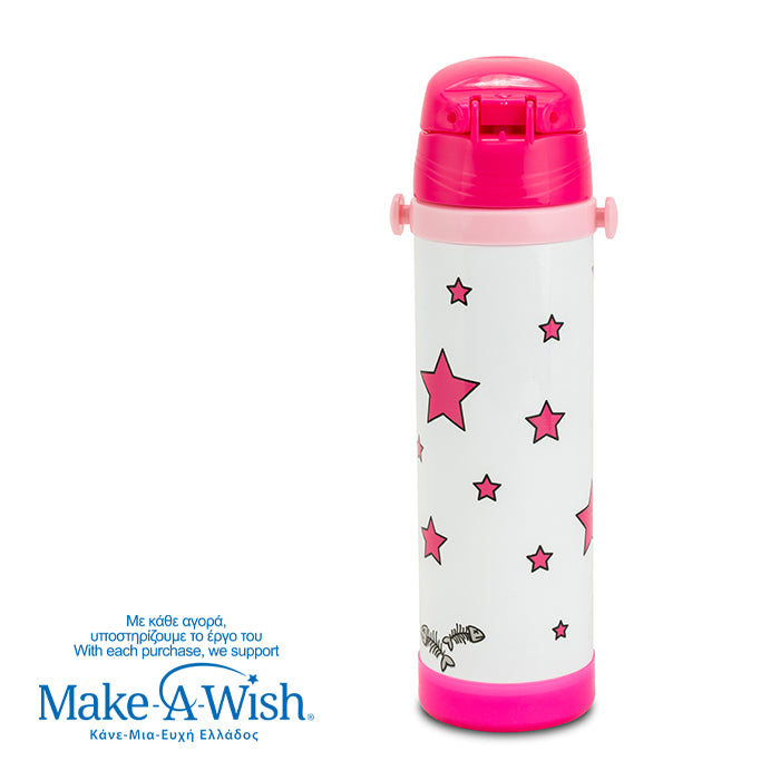 Stainless steel insulated water bottle "We Care", Kitty 500ml
