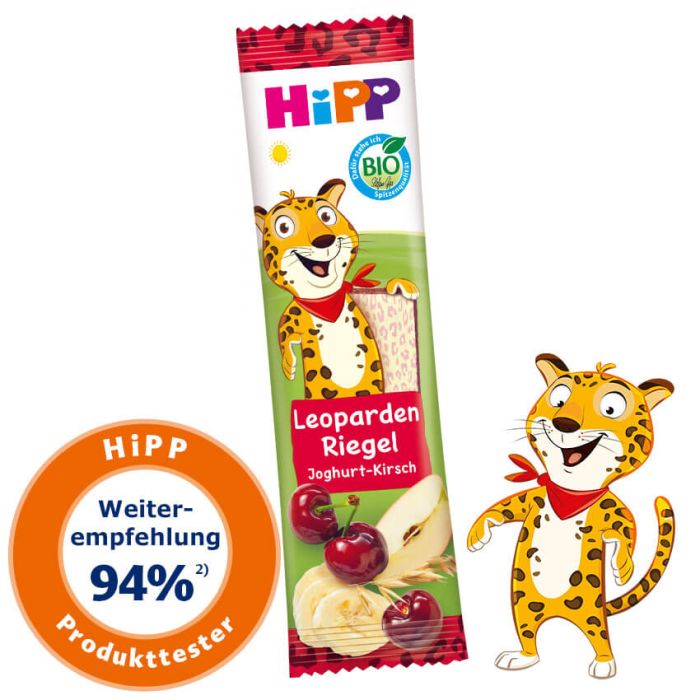 HiPP Leoparden Riegel Joghurt-Kirsch (23g)