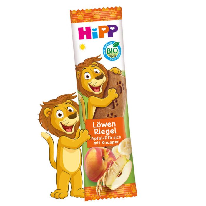HiPP Löwen Riegel Apfel-Pfirsich mit Knusper (20g)